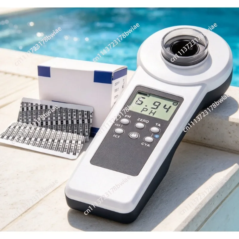 Swimming pool water quality detector Total residual chlorine urea pH cyanuric acid compound chlorine analyzer