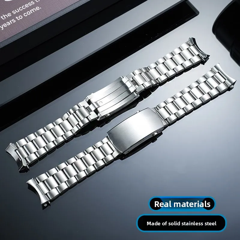 21mm High Quality Stainless Steel Watch Band for Omega Seamaster Planet Ocean 600 Quarter Orange 215 Bracelet Watch Accessories