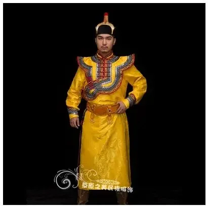 Daily Wedding Dress New Product Mongolian Robe Men's Ethnic Minority Not Include Hat