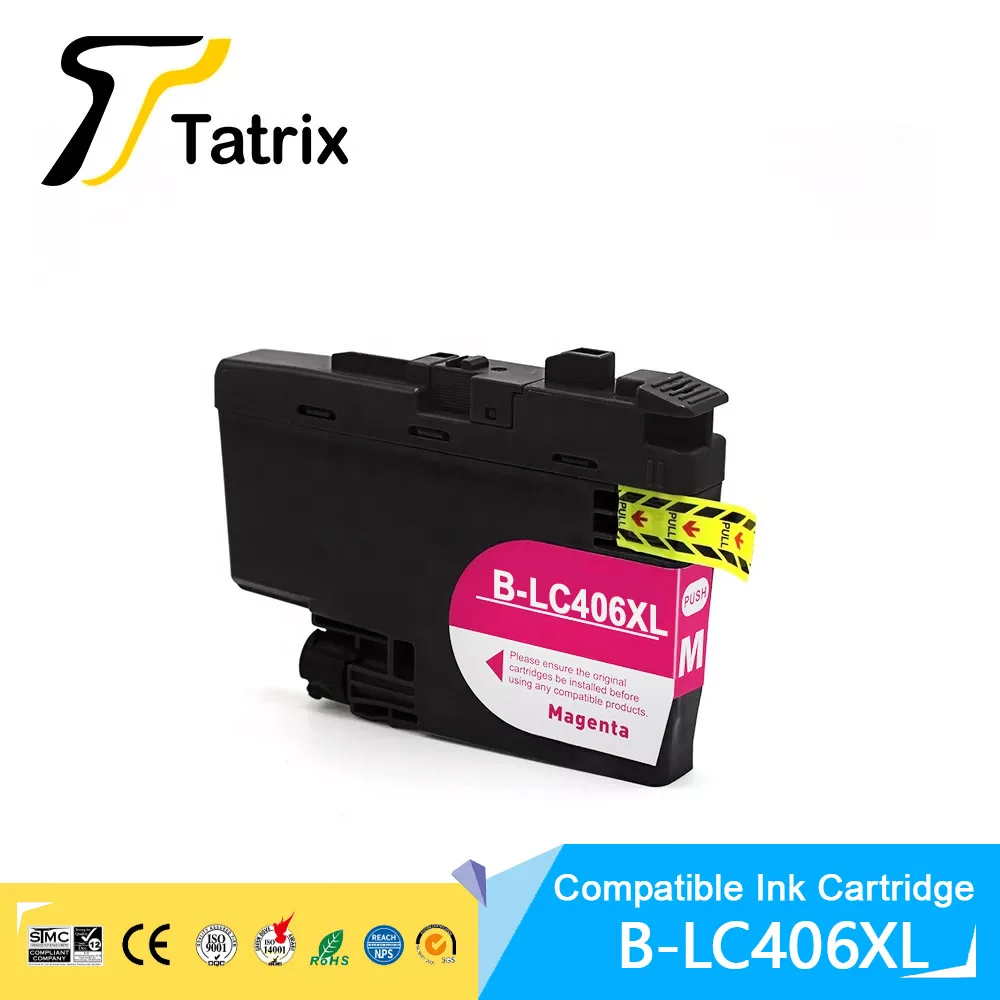 High capacity LC406XL Compatible Ink Cartridge For Brother HL-JF1,MFC-J4335DW J4345DW J4535DW J5855DW J5955DW J6555DW J6955DW