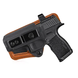 Coldre p365 com almofada confortável iwb kydex coldre híbrido de couro para sig sauer p365 p365x xl red dot óptica dentro escondido transportar