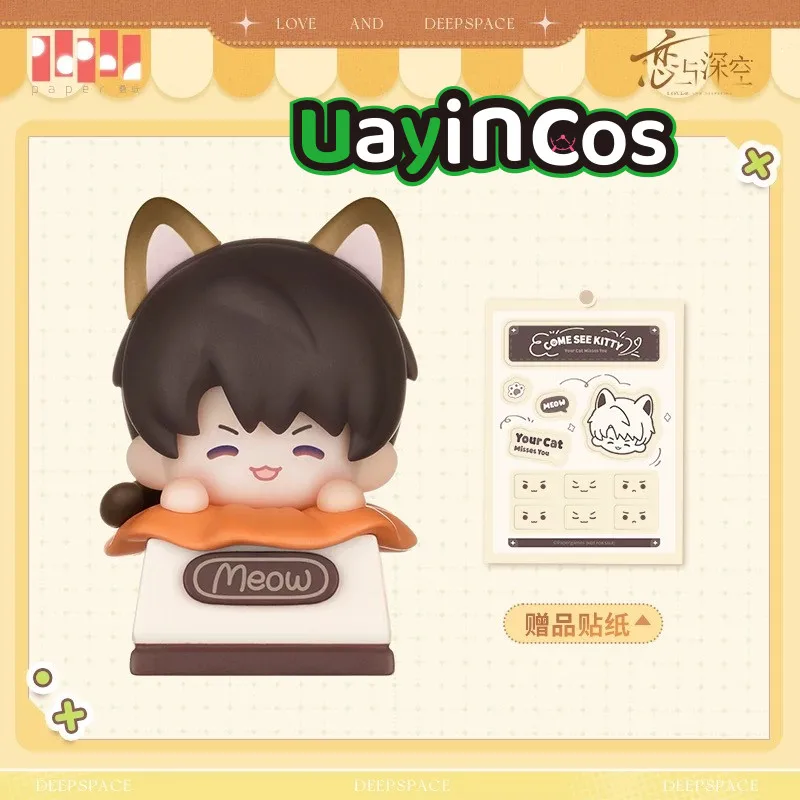 

keycap Original Love and Deepspace Caleb Sylus Rafayel Zayne Meow Series Keycaps Mechanical Keyboards Game Doll Anime Toy Gifts