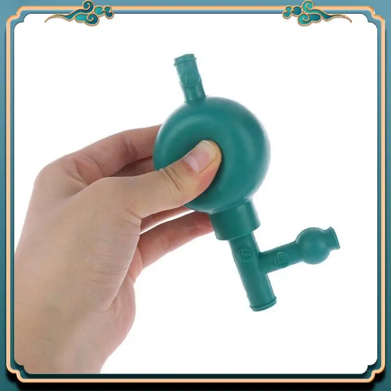 (Новинка) - Трехходовой количественный всасывающий шарик Лабораторная всасывающая лампа Безопасное давление Количественный наполнитель пипеток с 3-канальными лабораторными принадлежностями