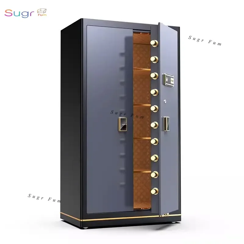 

Office Large Safe Folio Password Safe Deposit Box All Steel Fingerprint Double Door Large Capacity Home Anti-theft Safe