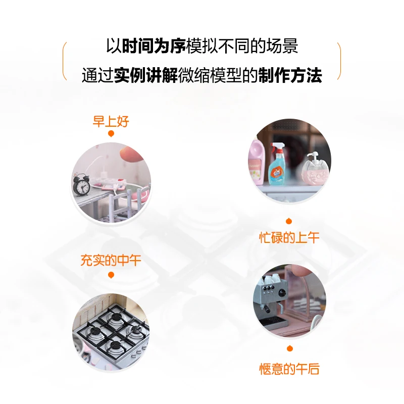 Миниатюрный мир «Доброе утро»: учебное пособие для начинающих для изготовления моделей мини-сценок + бесплатные электронные узоры переноса воды