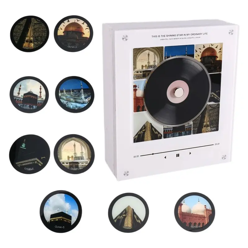 AAAN- Music Player Music Player LED Night Light Fridge Magnet Music Fridge Magnet