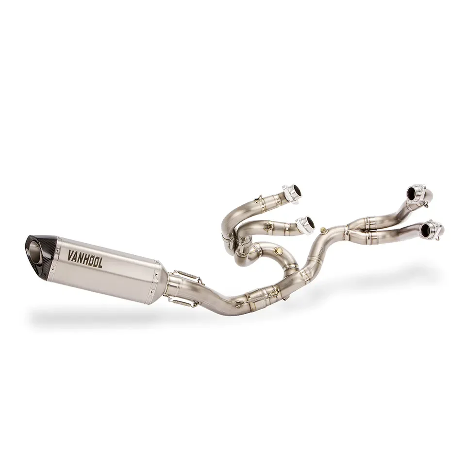 

FBVV Titanium Motorcycle Exhaust Muffler Pipe System Parts Fits RSV4
