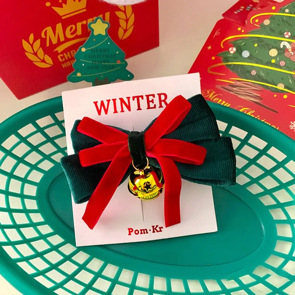 

Bow Exquisite Christmas Accessories Fashion Cute Hair Clip Santa Claus Flocking Elk Headwear Girl