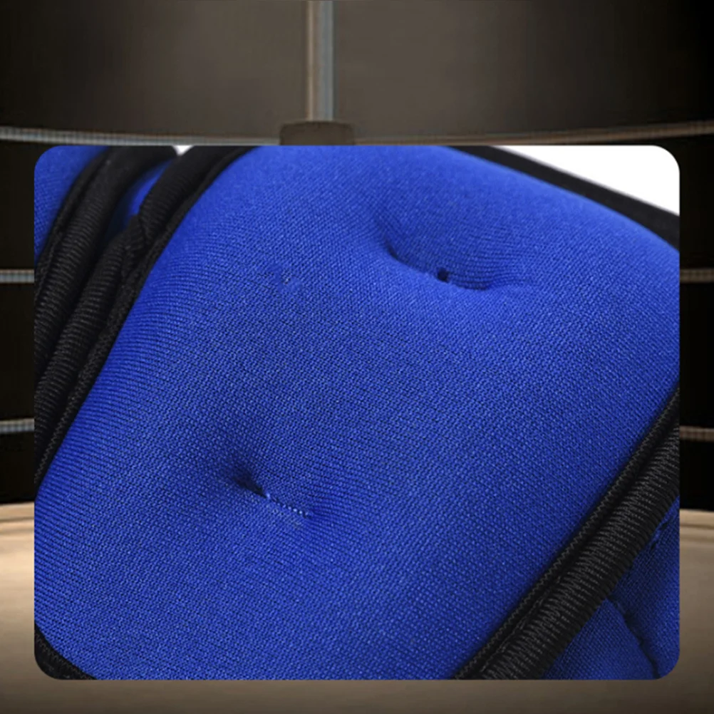 

1Pair Weighted Training Gloves Fingerless Sports Fit Resistance Wrist Wrap Gym Fitness Exercise Walking Jogging Blue Non-Slip