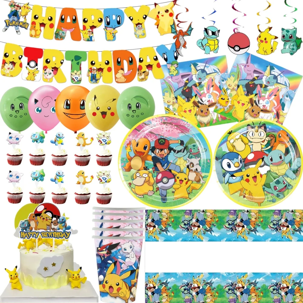 Pokemons Party Deco…
