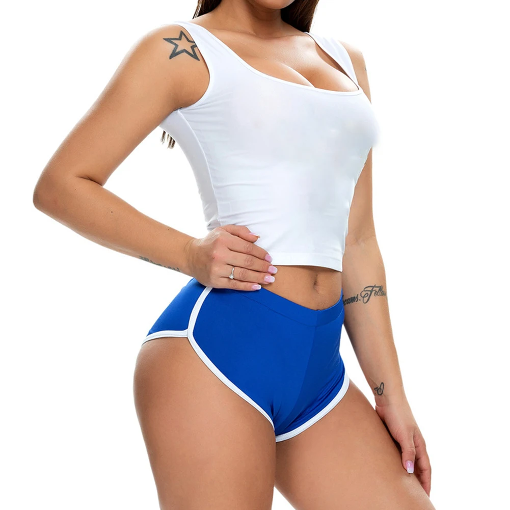 Running Hot Pants Shorts Slim Fit Summer Briefs Ladies Sports Workout Active Anti Cellulite Booty Casual Exercise