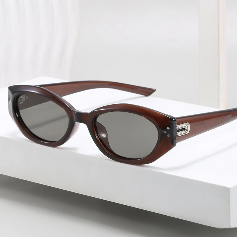 

​​2025 Cat Eye Sunglasses Women, Polarized UV400 TR90 Lightweight Frame Face Slimming Retro Luxury K-Style Eyewear​​