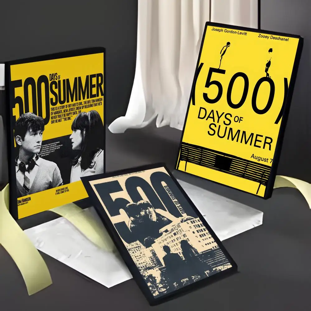 Movie 500 Days Of Summer Good Quality Prints And Poster American Film Mural Home Childrens Room Wall Decor Print
