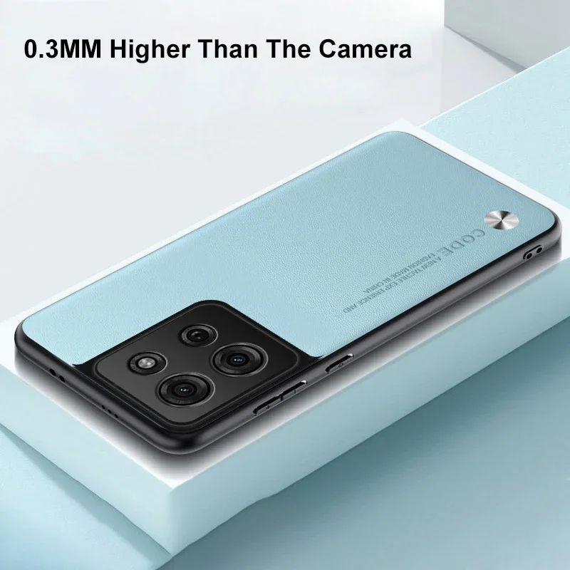 حافظة جلدية PU لهاتف موتورولا موتو G75 غطاء خلفي من السيليكون غير اللامع مقاوم للصدمات حافظة هاتف حماية كاملة لهاتف موتورولا G75 5G #4