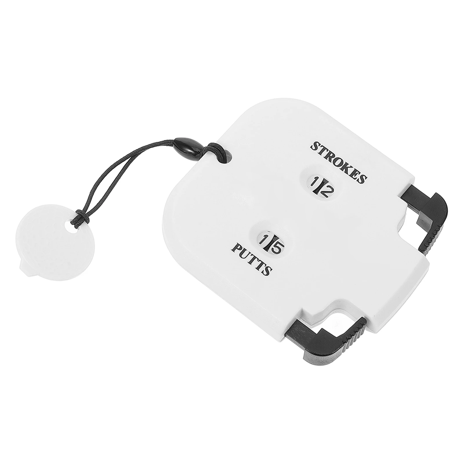 

Golf Scorer Golfing Scoring Counter Small Size Lightweight Portable Golfs Balls Score Indicator Mini Device Black White
