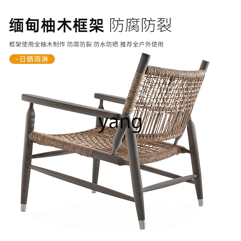 Image 5: Canapé d'extérieur CX, mobilier en bois massif imperméable, teck traité, cour, villa, terrasse