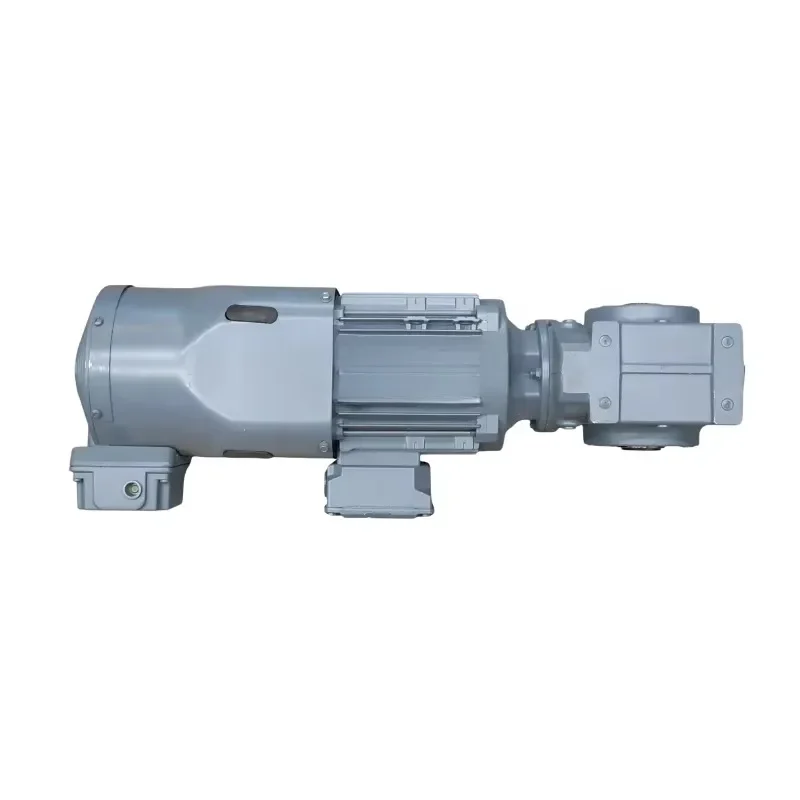 Helical-Worm Right Angle Gearmotor 4-Pole AC Motor Warehouse Stock