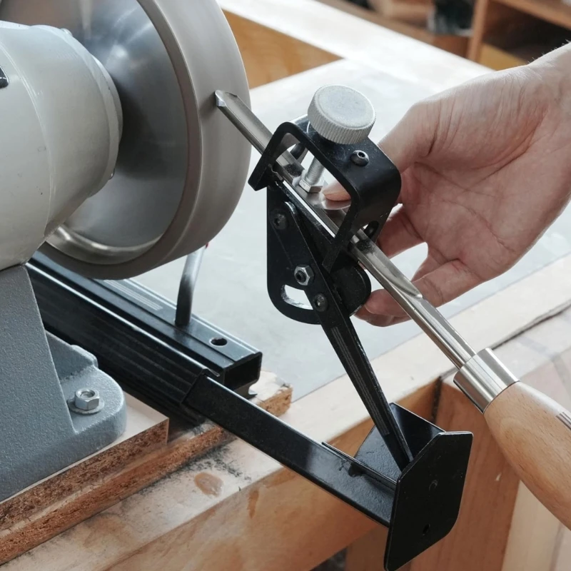 203F Portable Woodworking Cutter Grinding Fixture Chiseled Sharpening Auxiliary