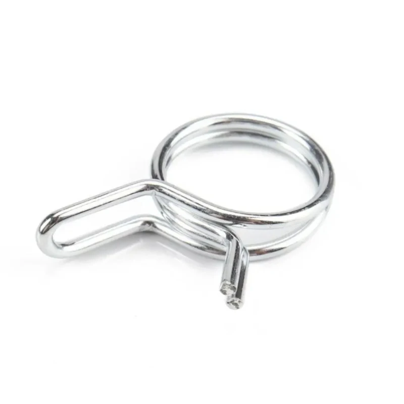 10pcs 304 Stainless Steel Pipe Hose Clamps Fuel Hose Spring Clamp Set Elastic Sealing Steel Buckle Water Pipe Ring Set