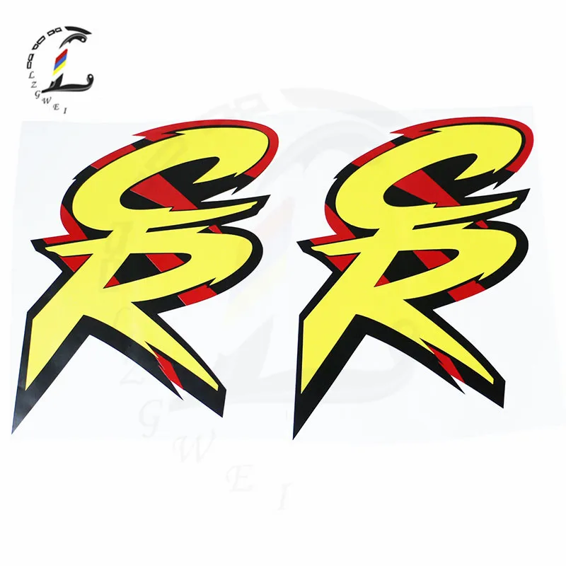 دراجة نارية على الطرق الوعرة خزان الوقود ملصقا لهوندا CR125 CR250 مائي خزان الوقود ملصقا مقاوم للماء