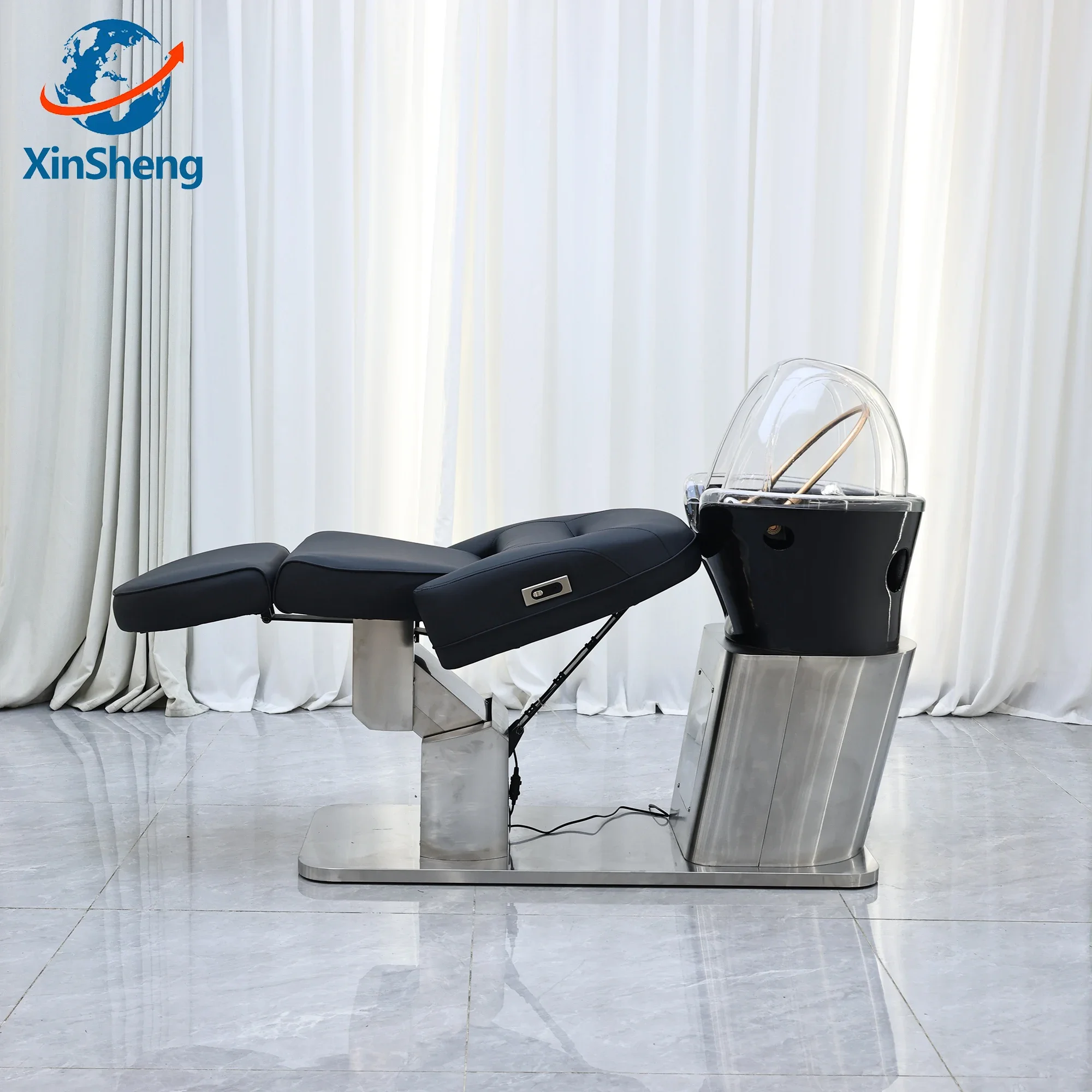 

Профессиональное парикмахерское кресло-мойка XinSheng для мытья волос, кушетка для СПА-процедур, регулируемое кресло для салона красоты, кресло-мойка для парикмахерской