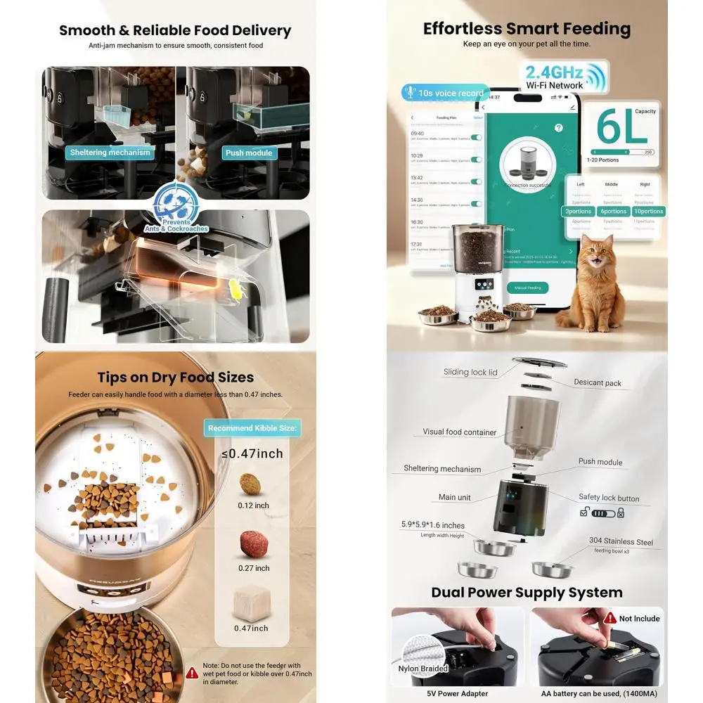 6L Smart Wifi Pet F…