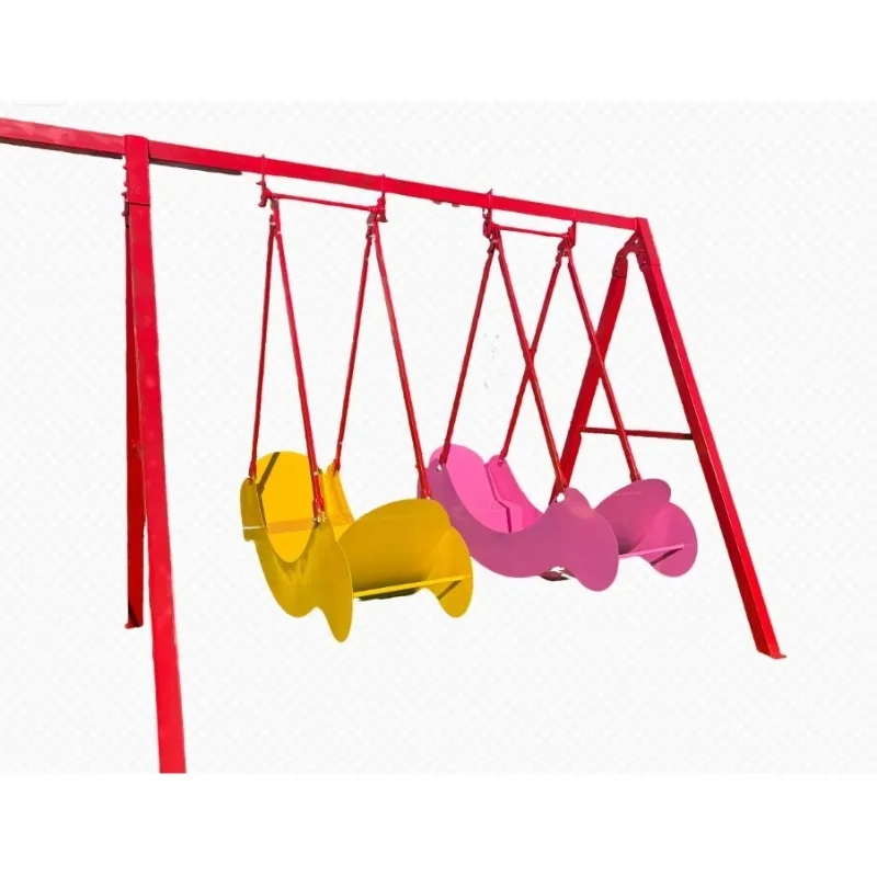 New Type Swing Children's Outdoor Park Amusement Facility - Double-person Hand-pulled Boat Ride