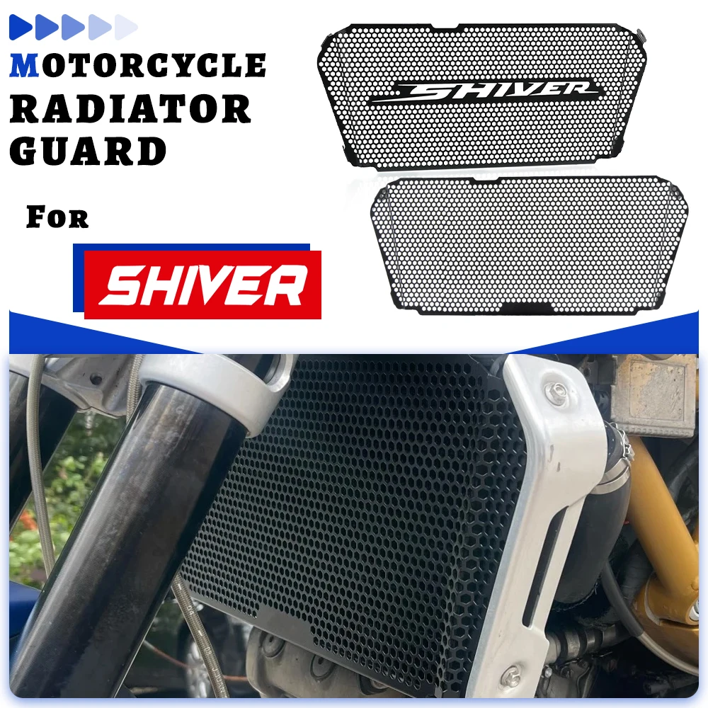 

For Aprilia Shiver 750 Shiver750 SL Shiver 900 Dorsoduro 750 900 2007-2024 2025 2023 2022 Radiator Grille Guard Cover Protection