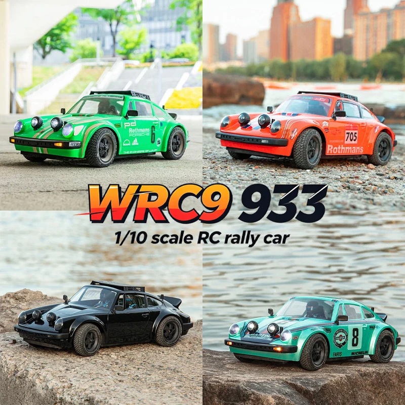 

RZHOBBY WRC9 933 1/10 scale rally car remote control electric brushless off-road vehicle model RC adult boy toy gift No battery