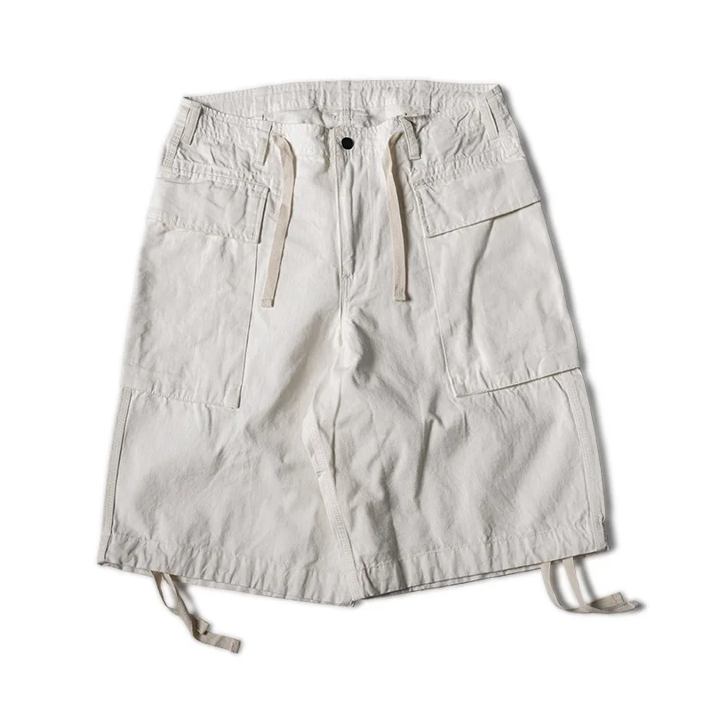 NON STOCK TCU mesh anti-scratch fabric multi-pocket cargo shorts Men's casual mid-rise pants
