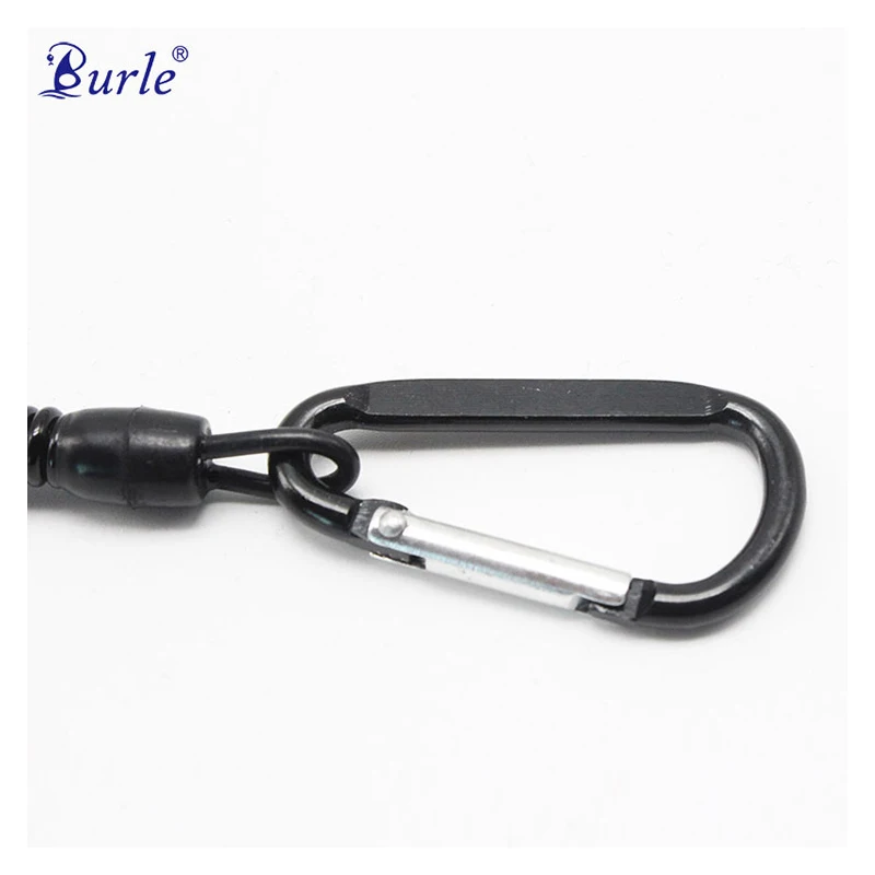 Stainless Steel Curved Nose Lua Tongs Small Lua Wire Cutters + Climbing Buckle Slip Rope Lua Tongs Prevent Loss Of Spring Rope