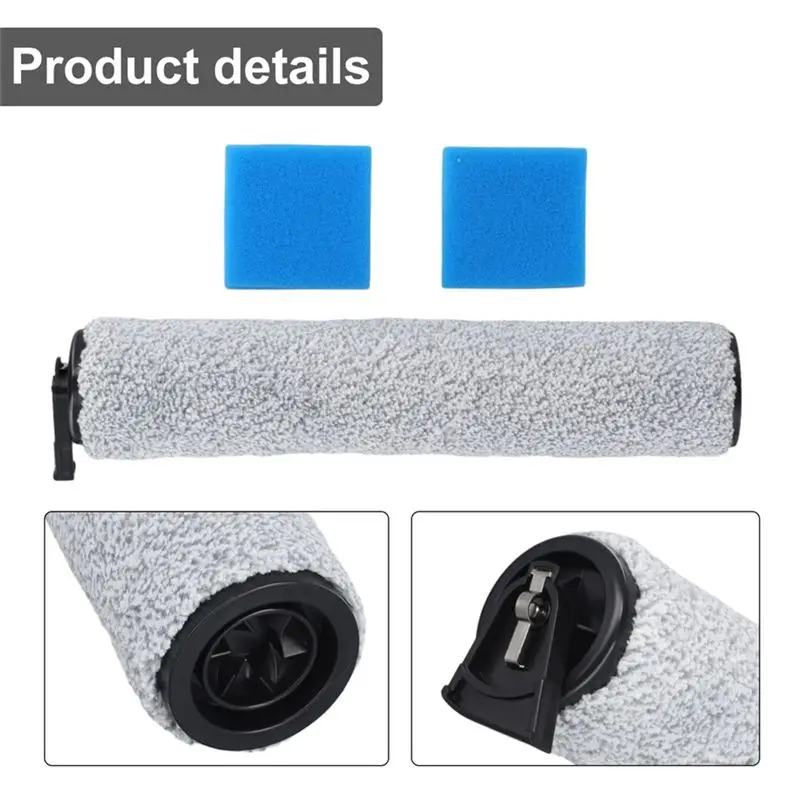 A40Z-For Eureka NEW400 Sponge And Brush Roller Kit Vacuum Floor Cleaner Replacement Home Appliance Accessories