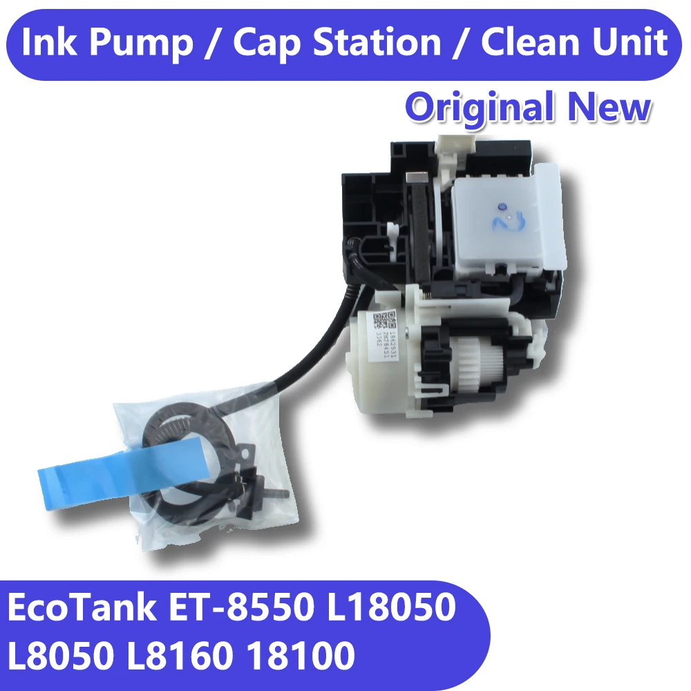 Original Pump Assembly for Epson L18050 L8050 L8058 L8180 L8160 ET-8550 18100 Capping Station Clean Unit Replacement Ink Printer