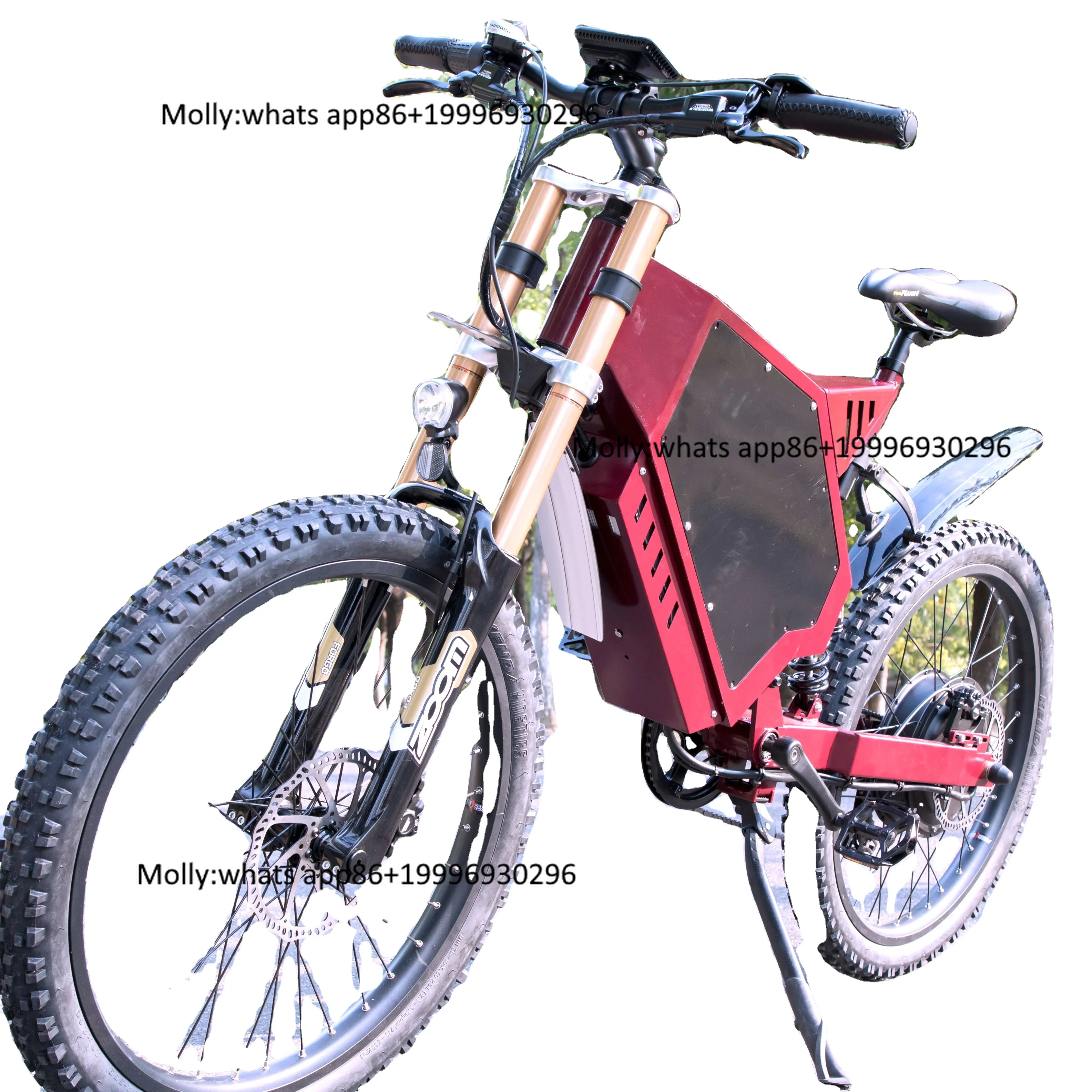 72V 12000W Electric Dirt Bike - 工場製タイヤ 72V 110km/h マウンテンダートEバイク エンデューロEバイク ステルス