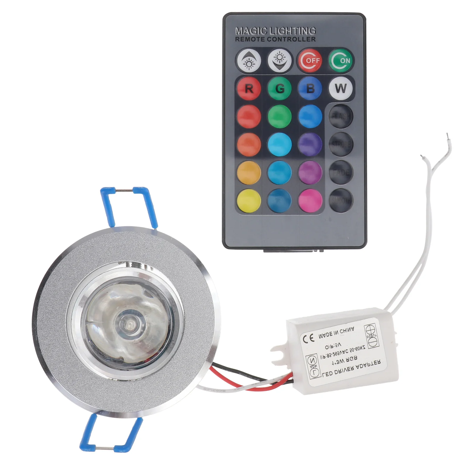 

LED Ceiling Light Dimmable Rgb Colorful Spotlight Downlight Atmosphere Leisure Entertainment Commercial Home Rgb Ceiling Light