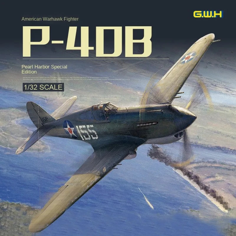 Great Wall L3202 P-40B Warhawk Pearl Harbor Plastikmodellbausatz im Maßstab 1:32