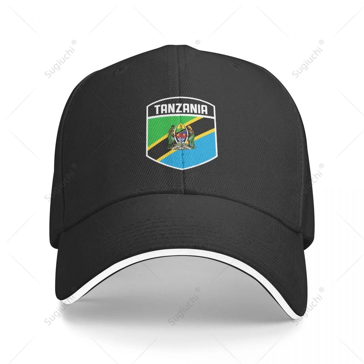 Multifunction Tanzania Flag Shield Sandwich Baseball Cap Men Sports Casual Caps Golf Hat Fishing Outdoors