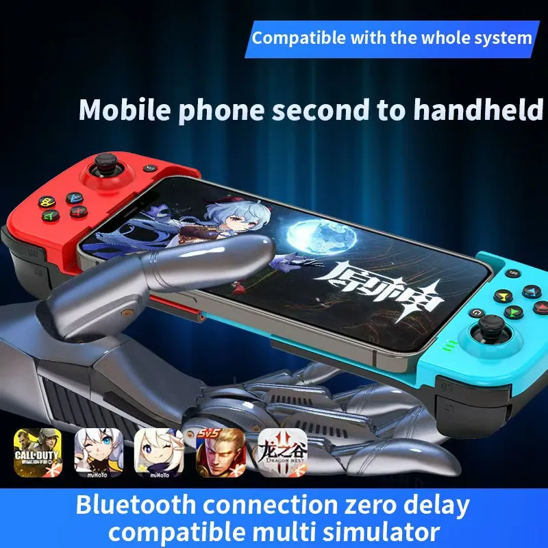 D3 wireless mobile phone gamepad Bluetooth 5.0 Android IOS direct MFI Bluetooth stretching gamepad eat chicken.