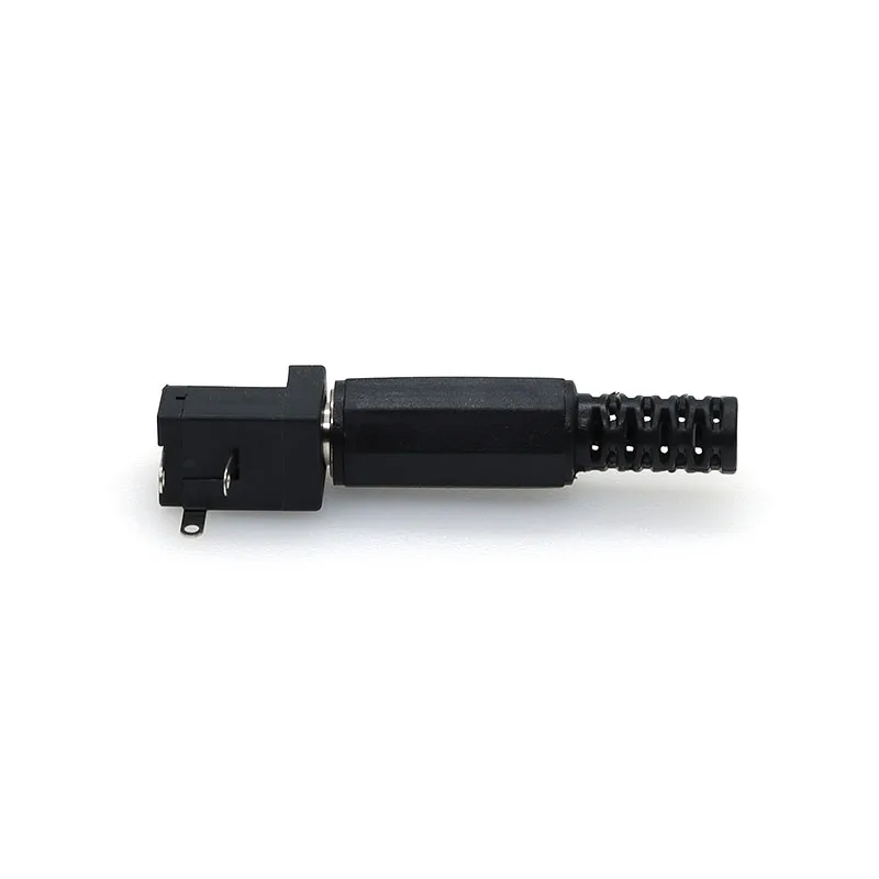 10PCS DC Power Connector pin 2.1x5.5mm Female Plug Jack + Male Plug Jack Socket Adapter PCB Mount DIY Adapter Connector 2.5X5.5