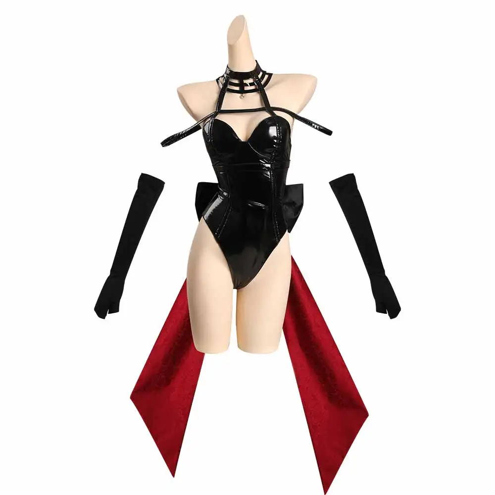 Hexen hasen Mädchen Förderer Fälscher Cosplay Spion Anime Cos Familien kostüm Frauen Kleid Perücke Kopf bedeckung Strümpfe Halloween Party Rollenspiel