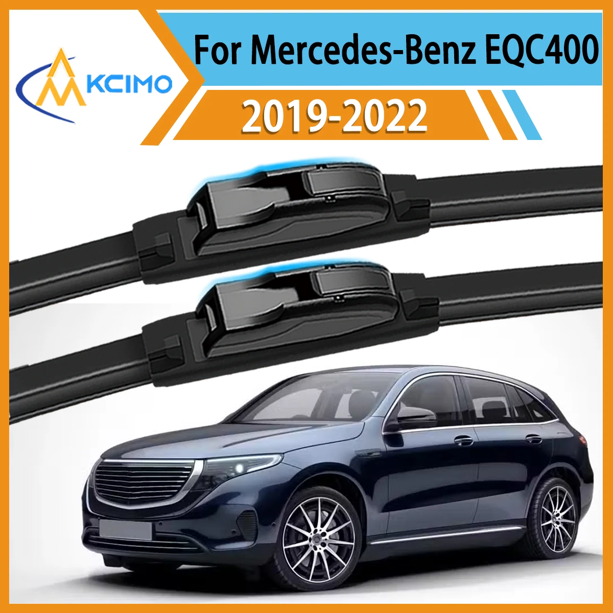 

2PCS Auto Wiper Blades for Mercedes-Benz EQC400 400 Sport 4MATIC 2019-2022 Perfect Fitting Long Service Life