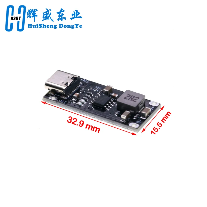 5/10pcs Type C USB Input High Current 3A Polymer Ternary Lithium Battery Quick Fast Charging Board IP2312 CC/CV Mode 5V To 4.2V