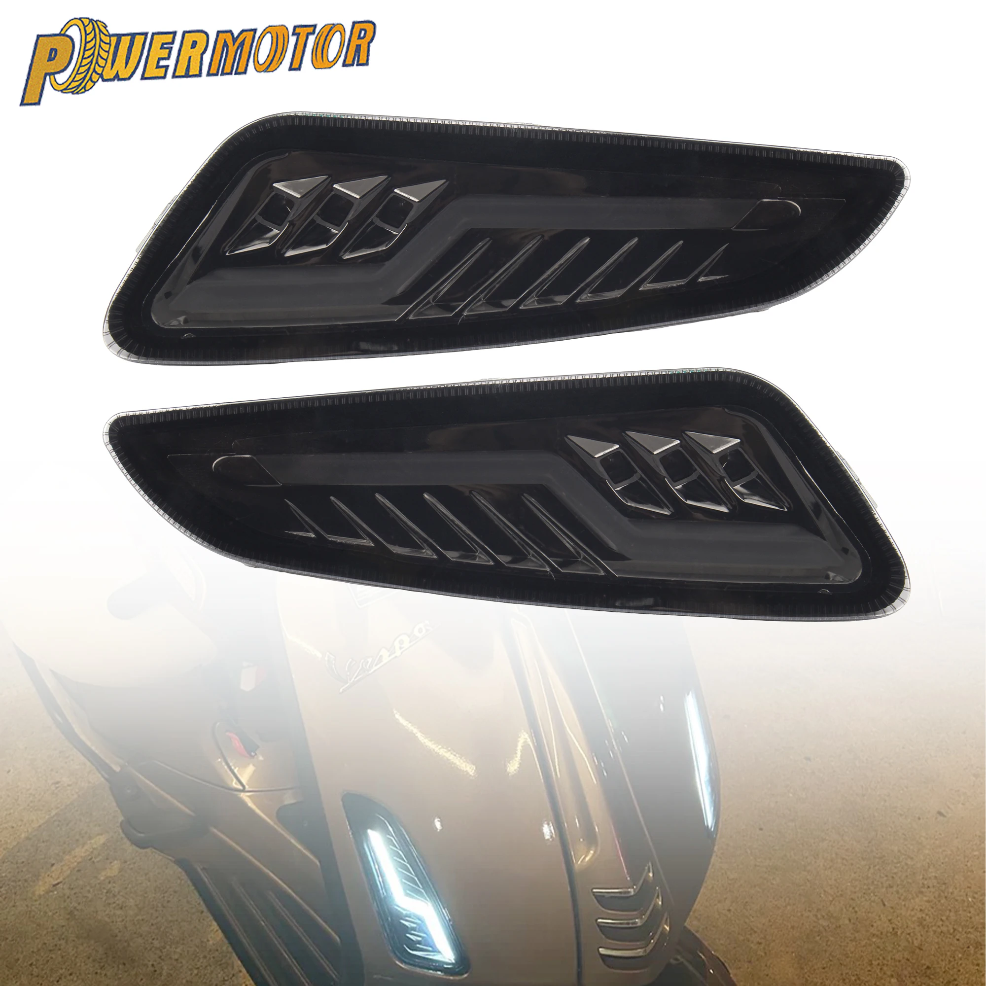 

Motorcycle LED Front Rear Turn Signal For PIAGGIO Vespa Primavera Sprint Elettrica 50 125 150 Scooters Daytime Running Lights