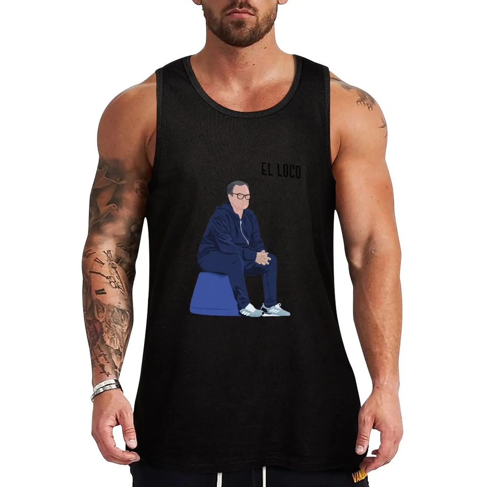 Camiseta sin mangas Marcelo Bielsa: EL LOCO, camiseta sin mangas de secado rápido, camiseta sin mangas ligera para verano