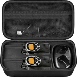 Walkie Talkie Case Holder for 50 Channel GMRS Two-Way Radio, Long Range Handheld Mobile Radios Hard Storage Carrying Box