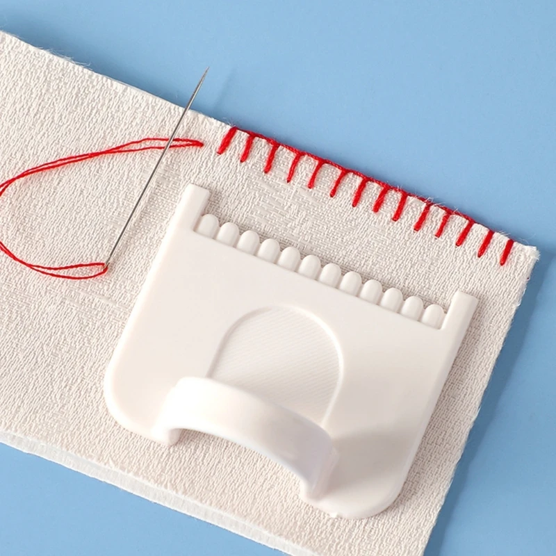 Sewing Template Spacing Precise Sewing Tool Sewing Guide Template for Fabric Embroidery Leathercraft