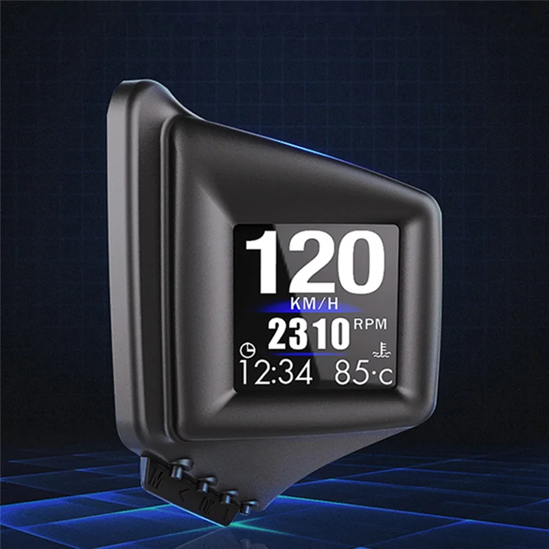 Durable-OBD+GPS Car Driving A401 Head Up Display Speedometer Oil Pressure Water Temp Fuel Consumption On-Board Computer