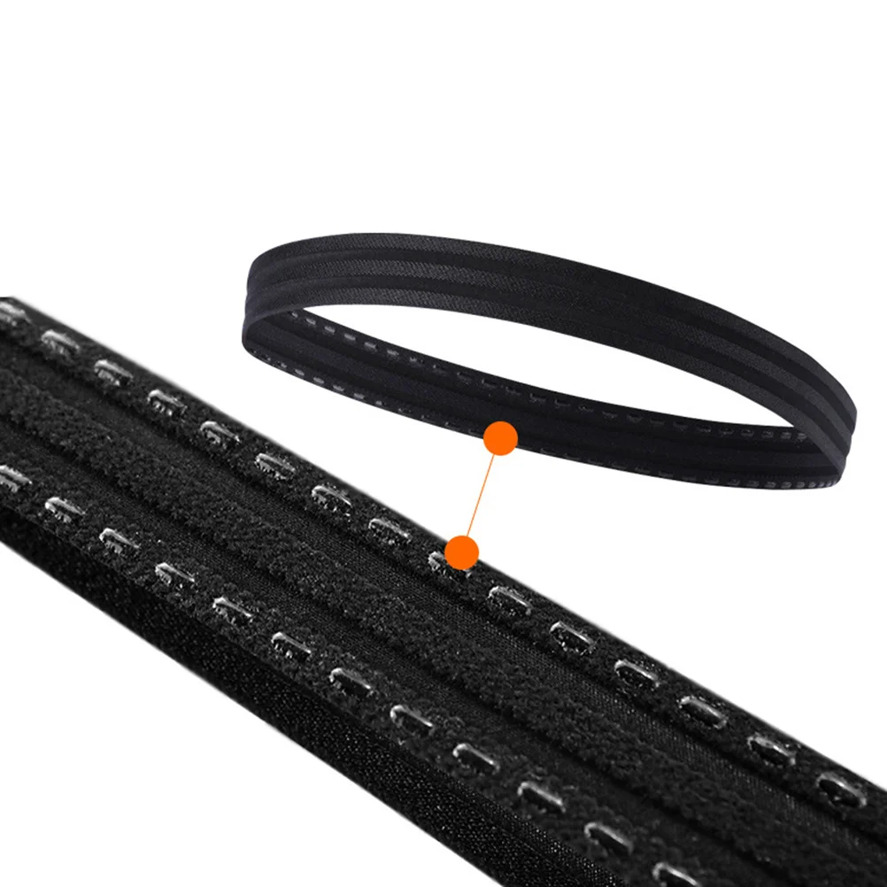 

3Pcs Sports Headbands Non-Slip Reflective Sweatband for Yoga Running Gym Elastic Adjustable and Durable Hair Bands