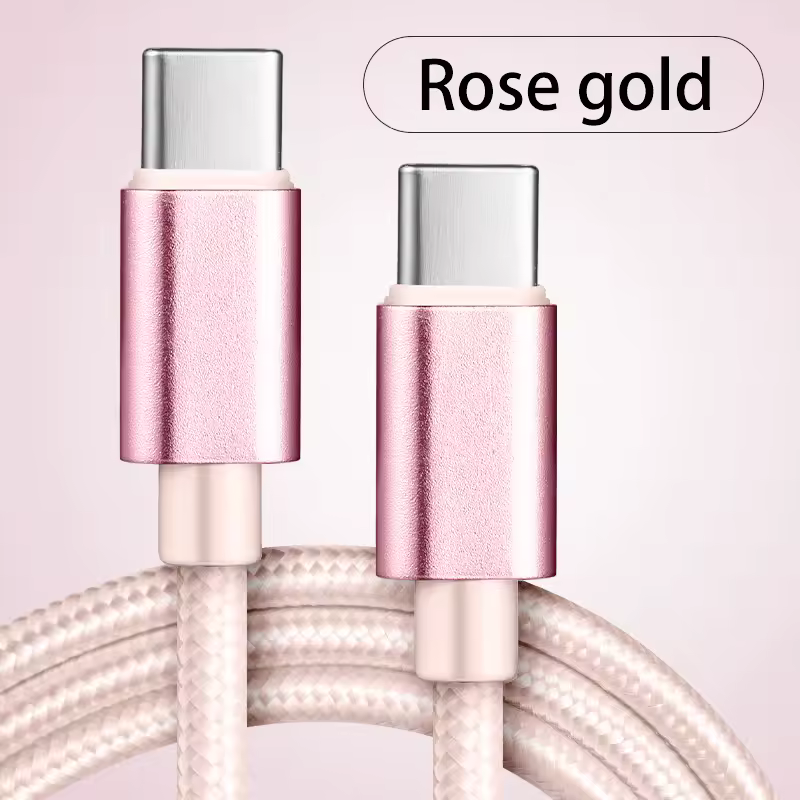 66W 5A Nylon 1m 2m 3m USB C To Type C Fast Charging Cable for Iphone 15 16 Pro Max Samsung S24 Xiaomi OPPO Charging Cable - Image 8