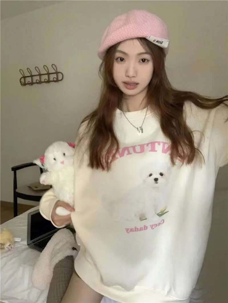 レディース ジップアップ スウェットシャツ 秋服 女性 ダート エモ ワイン パンクスタイル ルック ライン 春 トップス ウェイト ドロップショルダー カジュアル